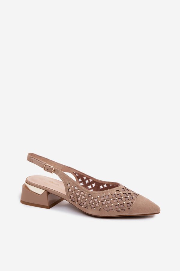 beige Heel sandals model 229717 Step in style