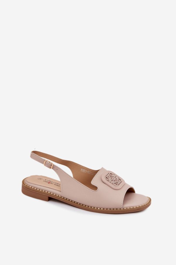 beige Sandals model 229721 Step in style