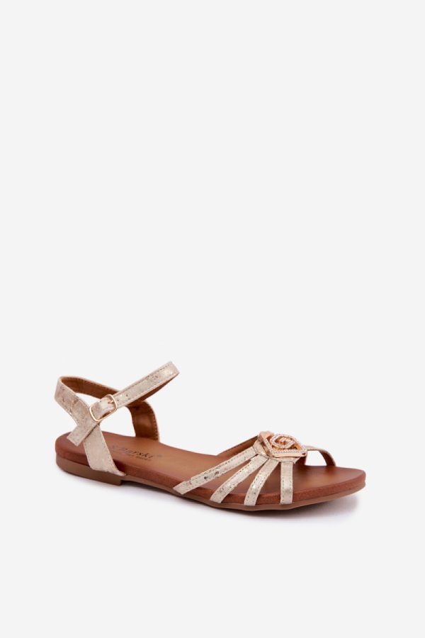 yellow Sandals model 229723 Step in style