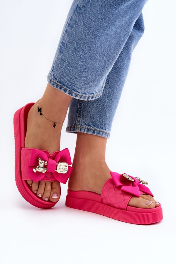 pink Platform sandals model 229726 Step in style