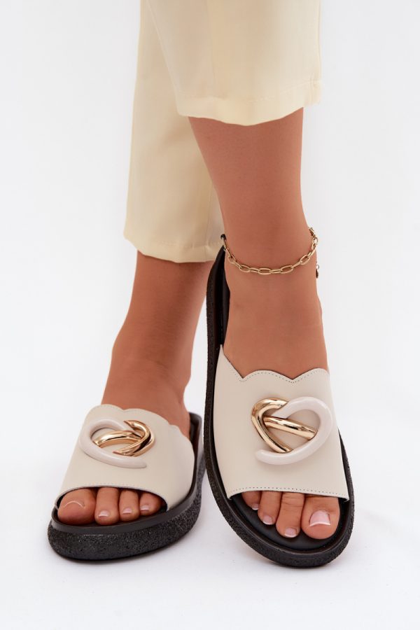 beige Buskin model 229731 Step in style