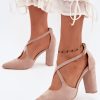 beige Block heel pumps model 229736 Step in style
