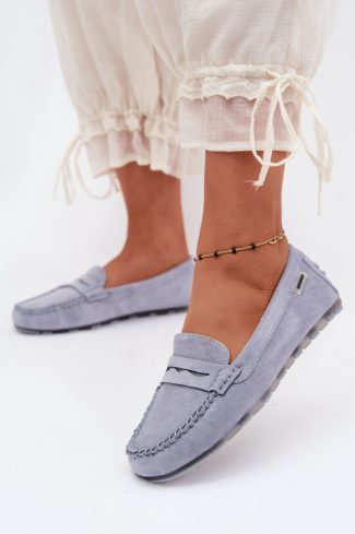 blue Mocassin model 229740 Step in style