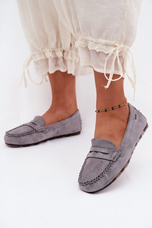 grey Mocassin model 229741 Step in style