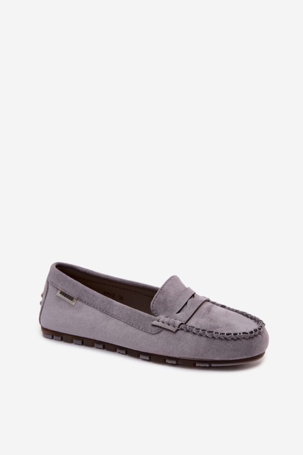 grey Mocassin model 229741 Step in style