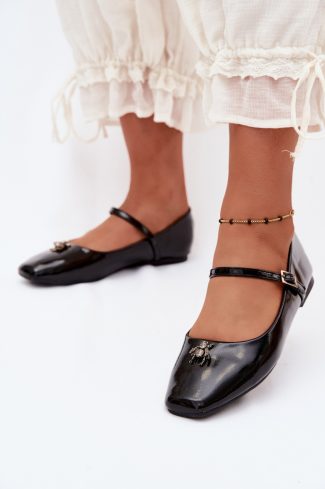 black Ballet flats model 229742 Step in style