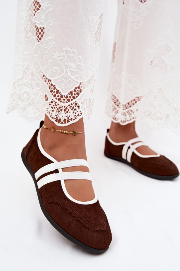 brown Ballet flats model 229744 Step in style