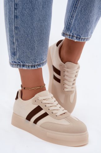 beige Sport Shoes model 229749 Step in style