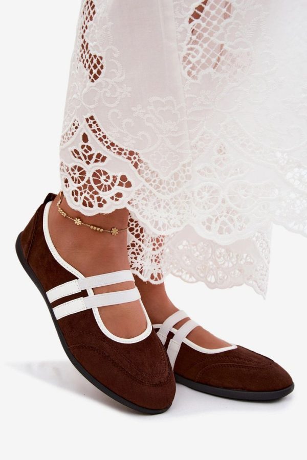 brown Ballet flats model 229744 Step in style