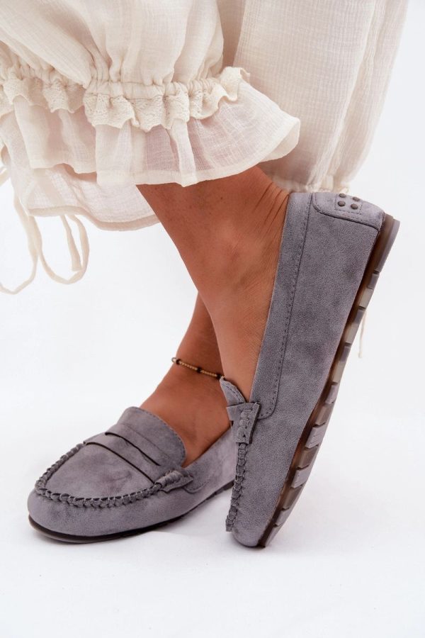 grey Mocassin model 229741 Step in style
