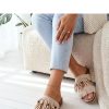 White Platform Sandals...Fabric, Footbed and Platform Height