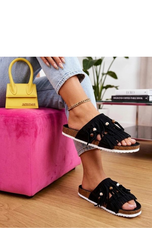 Black Platform Sandals in Sandals & Flip-Flops For Women with Fabric, Footbed and Platform Height
