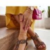 Black Sandals in Sandals & Flip-Flops For Women with Fabric, Footbed and Heel Height