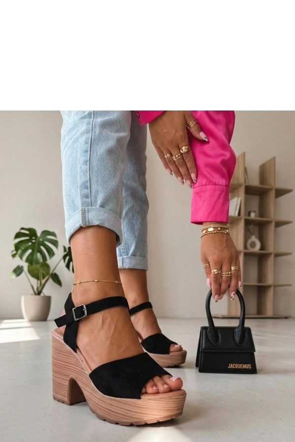 black Heel sandals model 229782 Solea
