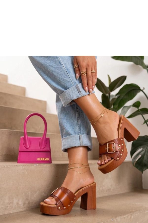 brown Heeled sandals model 229786 Solea
