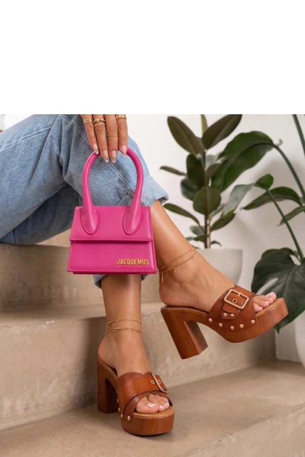 brown Heeled sandals model 229786 Solea
