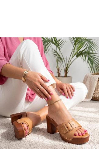 brown Heeled sandals model 229787 Solea