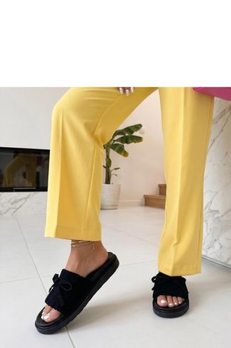 Black Platform Sandals..Fabric, Footbed and Platform Height