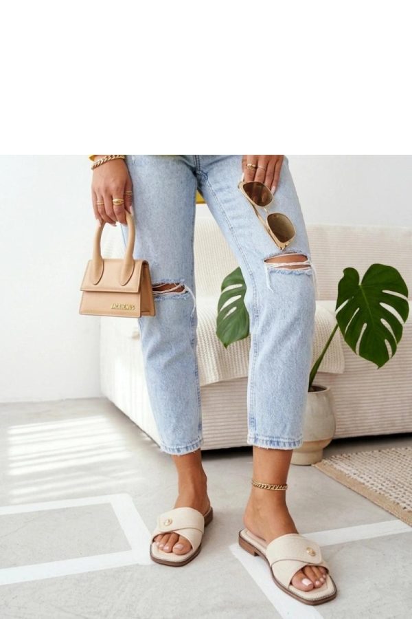 Brown Flip-flops in Sandals & Flip-Flops For Women with Fabric, Footbed and Heel Height