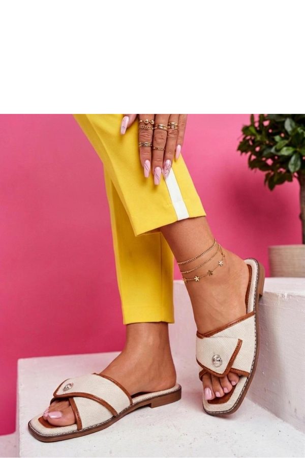 Brown Flip-flops in Sandals & Flip-Flops For Women with Fabric, Footbed and Heel Height