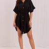 Black Daydress in Day Dresses with Cotton