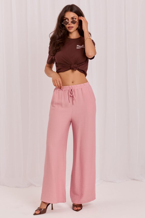 pink Women trousers model 229809 Italy Moda