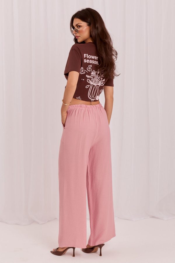 pink Women trousers model 229809 Italy Moda