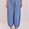1131384 Blue Women Trousers in Pants, Trousers, Shorts with Cotton