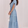 1131408 Blue Daydress in Day Dresses with Lyocel