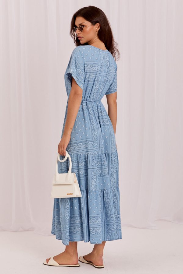 Blue Daydress in Day Dresses with Lyocel