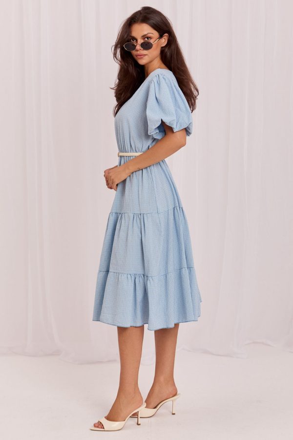 Blue Daydress in Day Dresses with Cotton and Viscose
