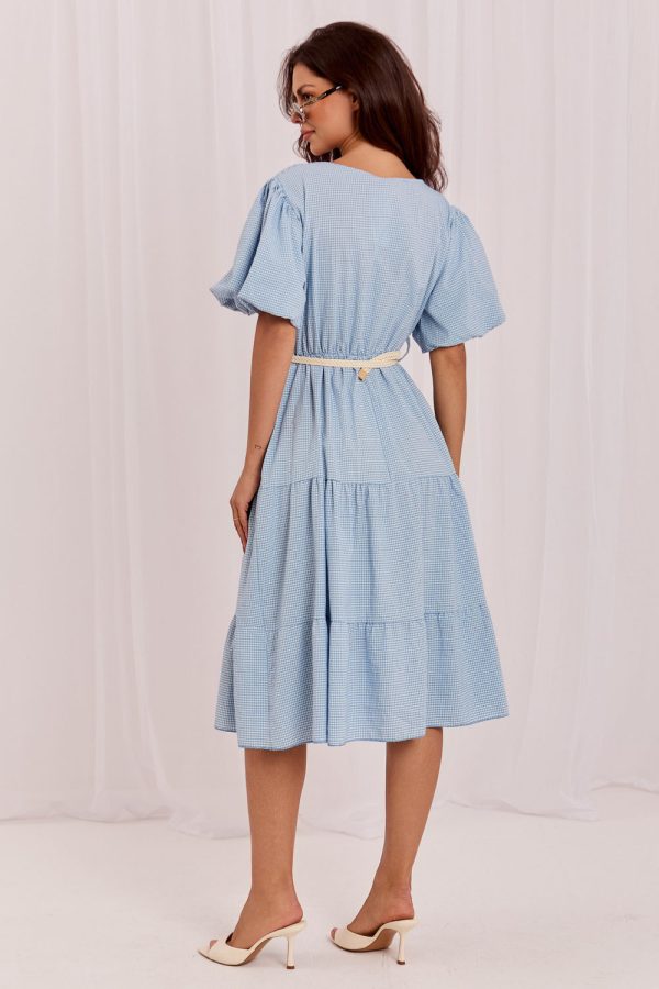 Blue Daydress in Day Dresses with Cotton and Viscose