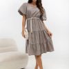 Brown Daydress in Day Dresses with Cotton and Viscose