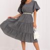 Black Daydress in Day Dresses with Cotton and Viscose