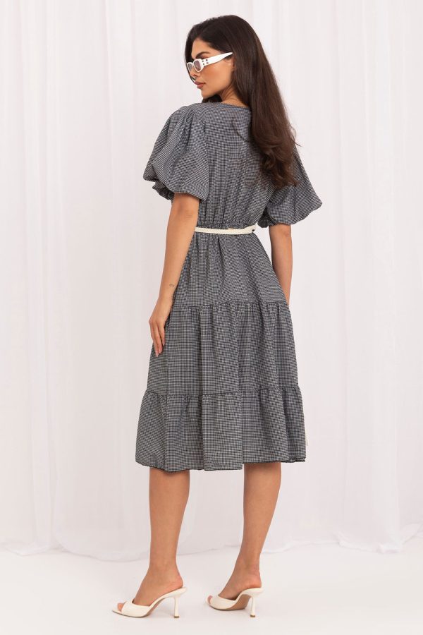 Black Daydress in Day Dresses with Cotton and Viscose
