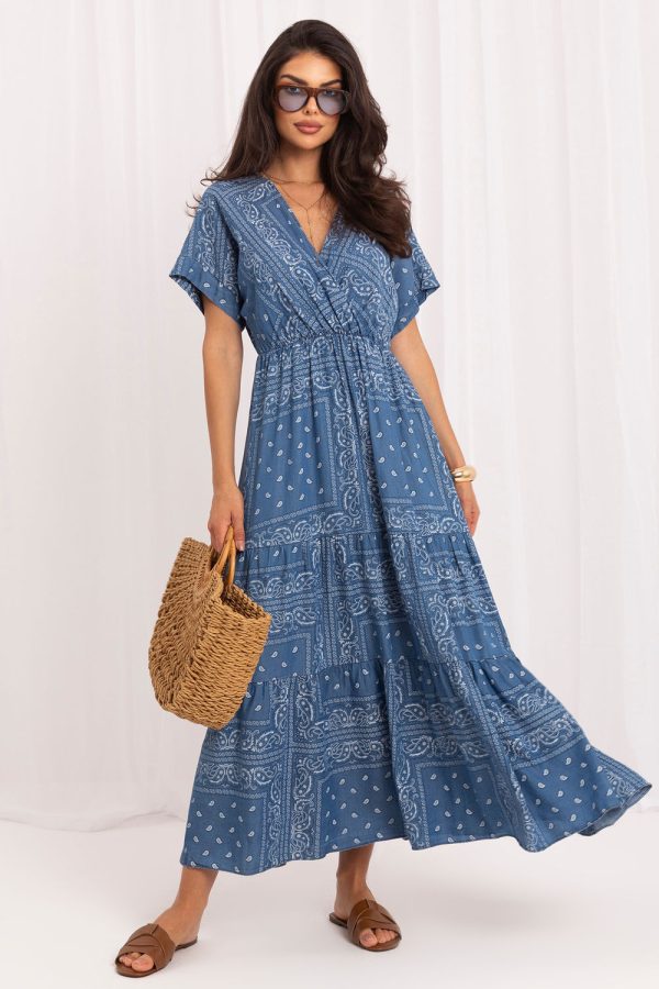 Blue Daydress in Day Dresses with Lyocel