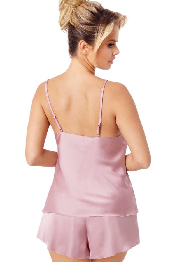 Pink Pyjama in Women`s Pyjamas, Sleepwear Sets with Spandex and Polyester