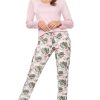 Pink Pyjama in Women`s Pyjamas, Sleepwear Sets with Spandex and Viscose