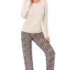 Black Pyjama in Women`s Pyjamas, Sleepwear Sets with Spandex and Viscose