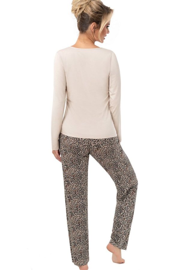 Black Pyjama in Women`s Pyjamas, Sleepwear Sets with Spandex and Viscose