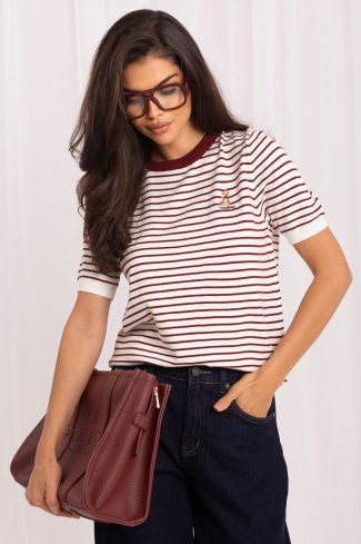 White Short Sleeve Sweater in Sweaters, Pullovers, Jumpers, Turtlenecks, Boleros, Shrugs with Polyamide, Polyester and Viscose