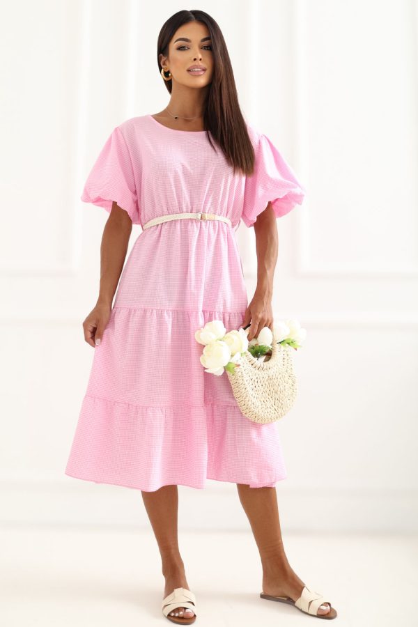 Pink Daydress in Day Dresses with Cotton and Viscose