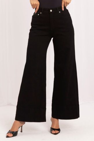 Black Jeans in Pants, Trousers, Shorts with Cotton and Spandex