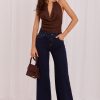 1132613.jpg Navy Blue Jeans in Pants, Trousers, Shorts with Cotton and Spandex