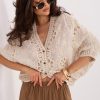 Beige Cardigan in Cardigans For Women, Ponchos with Cotton
