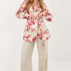 1132662.jpg Red Jacket in Jackets, Vests For Women with Spandex and Polyester