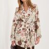 Brown Jacket in Jackets, Vests For Women with Spandex and Polyester