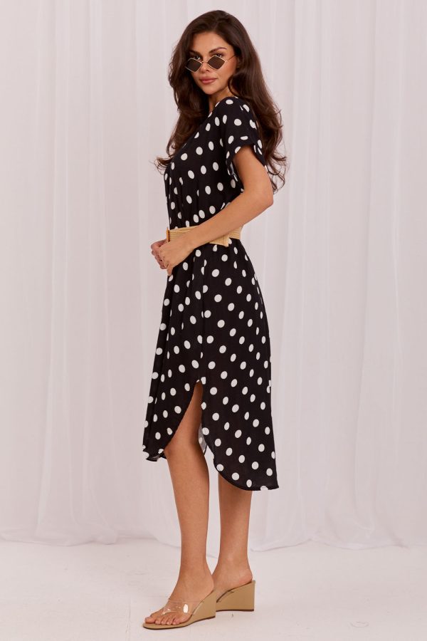 Black Daydress in Day Dresses with Cotton