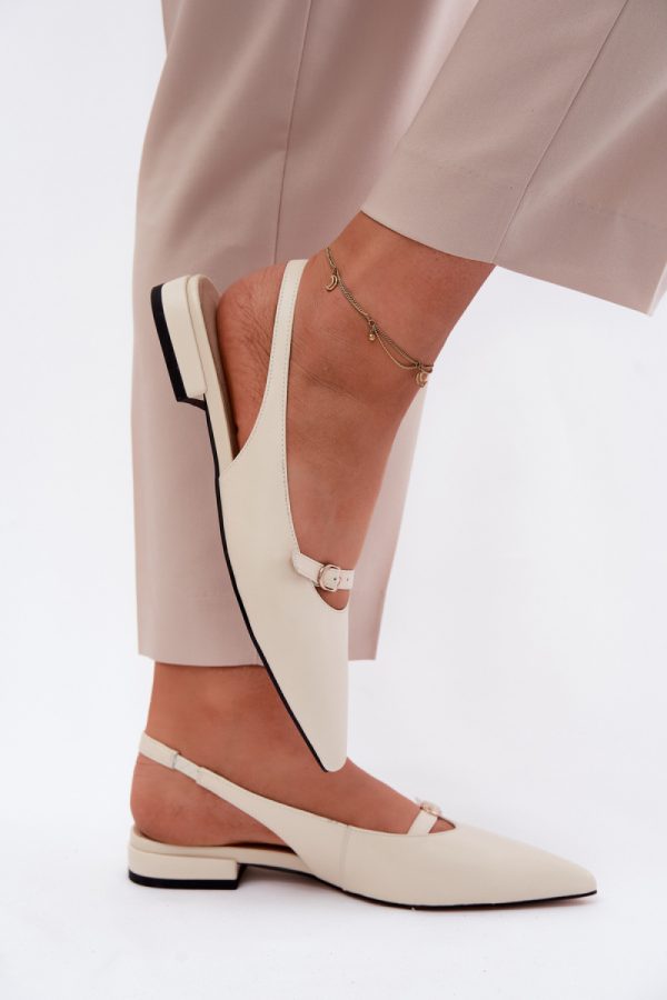 Beige Sandals in Sandals & Flip-Flops For Women with Fabric, Footbed and Heel Height