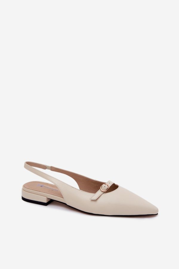 Beige Sandals in Sandals & Flip-Flops For Women with Fabric, Footbed and Heel Height